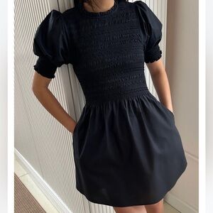 Hill house home Vivi nap dress in black XS